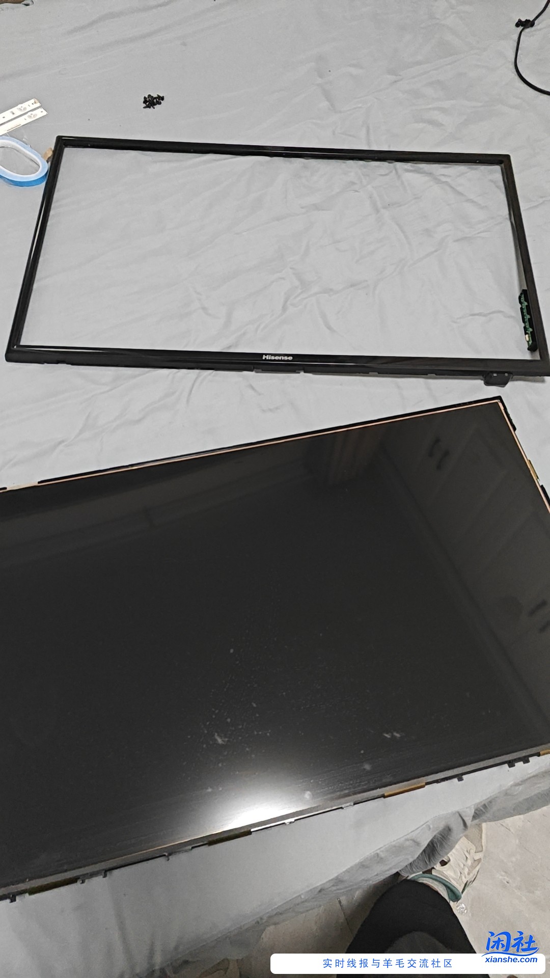 闲来无事，下班吃了饭就修了电视。