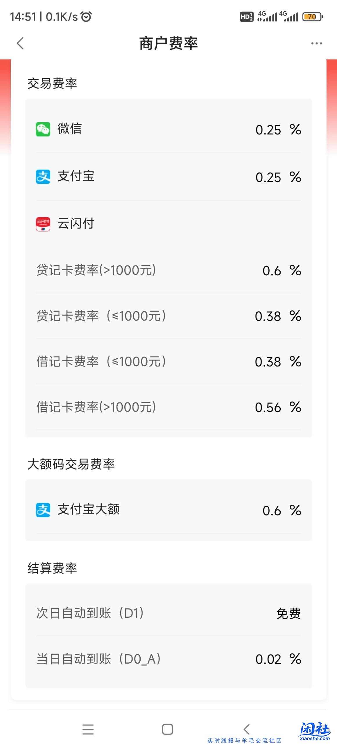 花了几天时间，拉卡拉和度小满收款码终于都弄好了都是0.25费率