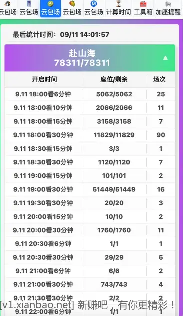 9月11日18点，31w+腾讯、7w+爱奇艺免费会员