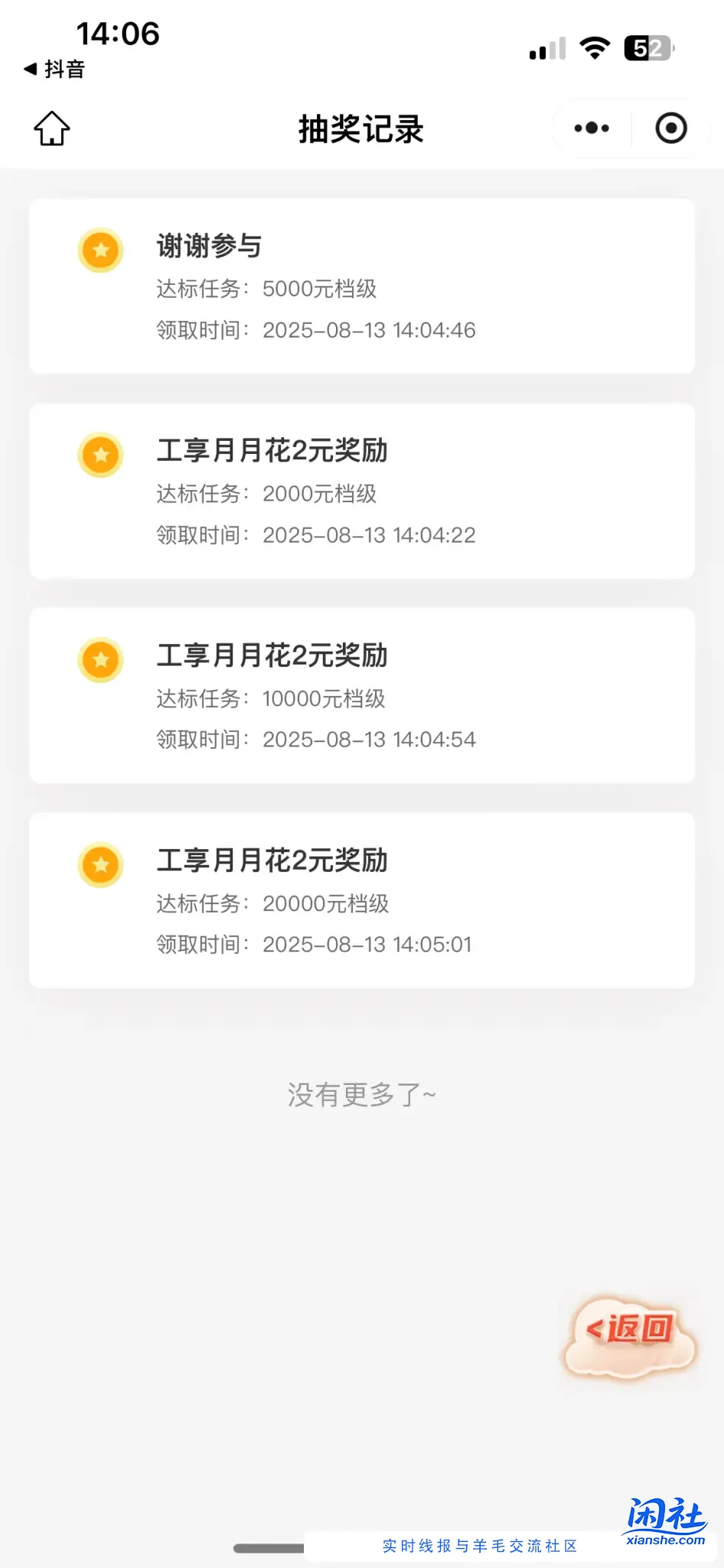 工行微金融月月花达标了去抽奖